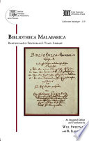 Bibliotheca Malabarica : Bartholomäus Ziegenbalg's Tamil Library