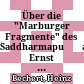 Über die "Marburger Fragmente" des Saddharmapuṇḍarīka : Ernst Waldschmidt zum 75. Geburtstag am 15.7.1972