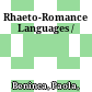Rhaeto-Romance Languages /