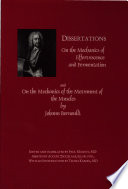 Dissertations On the mechanics of effervescence and fermentation and On the mechanics of the movement of the muscles