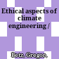 Ethical aspects of climate engineering /