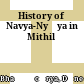History of Navya-Nyāya in Mithilā