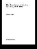 The boundaries of modern Palestine, 1840-1947