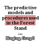 The predictive models and procedures used in the Forest Stand Generator (STAG)