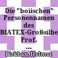 Die "boiischen" Personennamen des BIATEX-Großsilbers : Prof. Walter Steinhauser in Verehrung überreicht
