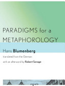 Paradigms for a Metaphorology /