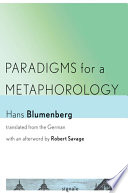 Paradigms for a metaphorology