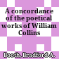 A concordance of the poetical works of William Collins