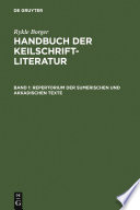 Handbuch der Keilschriftliteratur.