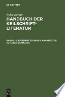 Handbuch der Keilschriftliteratur
