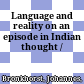 Language and reality : on an episode in Indian thought /