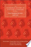 Edinburgh History of Scottish Literature : EHSL. The Edinburgh History of Scottish Literature : : From Columba to the Union (until 1707) /