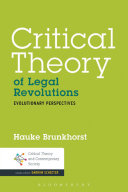 Critical theory of legal revolutions : : evolutionary perspectives /