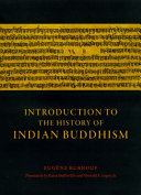 Introduction to the history of Indian Buddhism