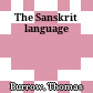 The Sanskrit language