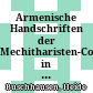 Armenische Handschriften der Mechitharisten-Congregation in Wien : Katalog zur Sonderausstellung in der Österreichischen Nationalbibliothek
