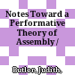 Notes Toward a Performative Theory of Assembly /