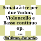 Sonata à tre per due Violini, Violoncello e Basso continuo op. I /5