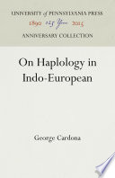 On Haplology in Indo-European /
