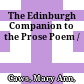The Edinburgh Companion to the Prose Poem /