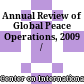 Annual Review of Global Peace Operations, 2009 /