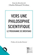 Vers une philosophie scientifique : le programme de Brentano