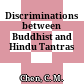 Discriminations between Buddhist and Hindu Tantras