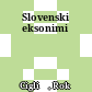 Slovenski eksonimi