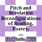 Pitch and Revelation : Reconfigurations of Reading, Poetry, and Philosophy through the Work of Jay Wright