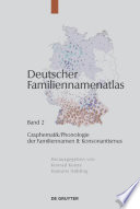 Deutscher Familiennamenatlas.