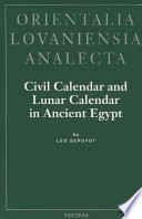 Civil calendar and lunar calendar in ancient Egypt