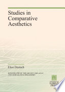 Studies in Comparative Aesthetics (Monographs of the Society for Asian and Comparative Philosophy, no.2) /
