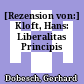 [Rezension von:] Kloft, Hans: Liberalitas Principis
