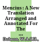 Mencius : : A New Translation Arranged and Annotated For The General Reader /