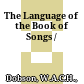 The Language of the Book of Songs /