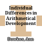 Individual Differences in Arithmetical Development
