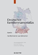 Deutscher Familiennamenatlas.