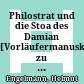 Philostrat und die Stoa des Damian : [Vorläufermanuskript zu 'Philostrat und Ephesos', ZPE 108.1995,77-87]