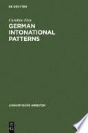 German intonational Patterns /