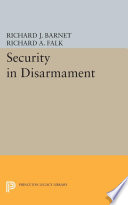 Security in Disarmament /