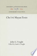 Cho'rti Mayan Texts /
