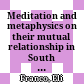 Meditation and metaphysics : on their mutual relationship in South Asian Buddhism