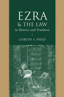 Ezra and the law in history and tradition /