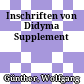 Inschriften von Didyma : Supplement
