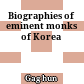 Biographies of eminent monks of Korea