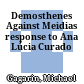 Demosthenes Against Meidias : response to Ana Lúcia Curado