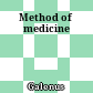 Method of medicine
