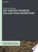Sri Ksetra Museum Collection Inventory /