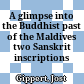 A glimpse into the Buddhist past of the Maldives : two Sanskrit inscriptions