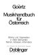 Musikhandbuch für Österreich : Struktur und Organisation in 2500 Stichworten, Namen, Adressen, Information